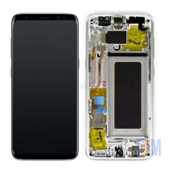 SAMSUNG GALAXY S8 G950 (GH97-20457F/20473F/20629F) TOUCH+LCD WITH FRAME SERVICE PACK GOLD ORIGINAL